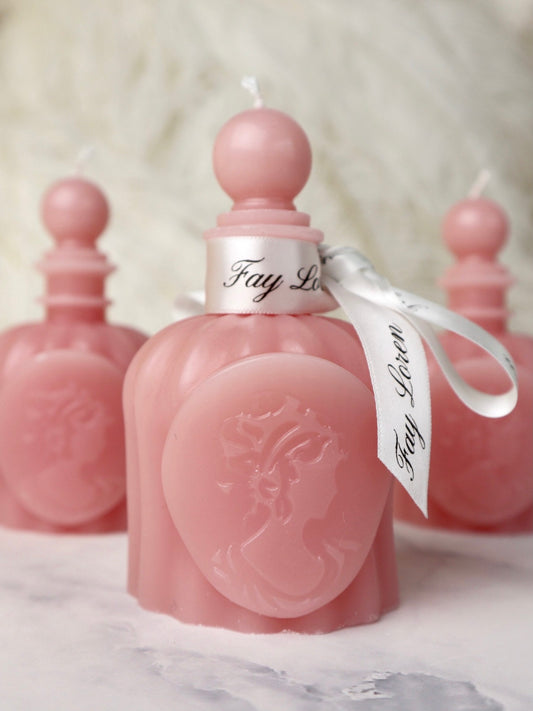 Kaars parfum roze 
